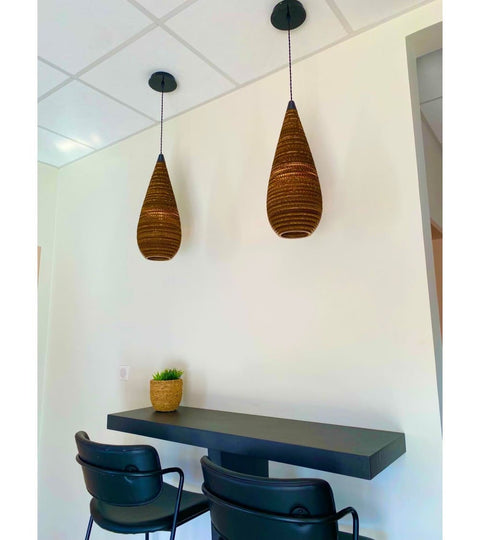 2 suspensions en carton -ALTAÏR