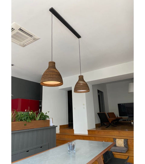 Suspension en carton - VEGA dans un salon